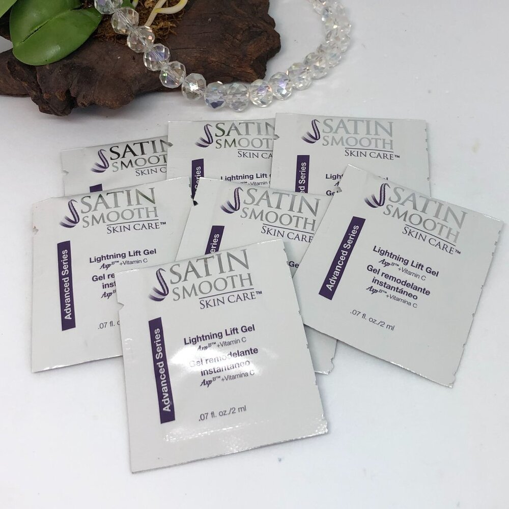 7x Satin Smooth Lightning Lift Gel w/ Axp33 + Vitamin C - .07 oz Packet - New